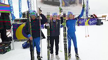 Bronse på Mix Staffet 13-16 år på Liatoppen